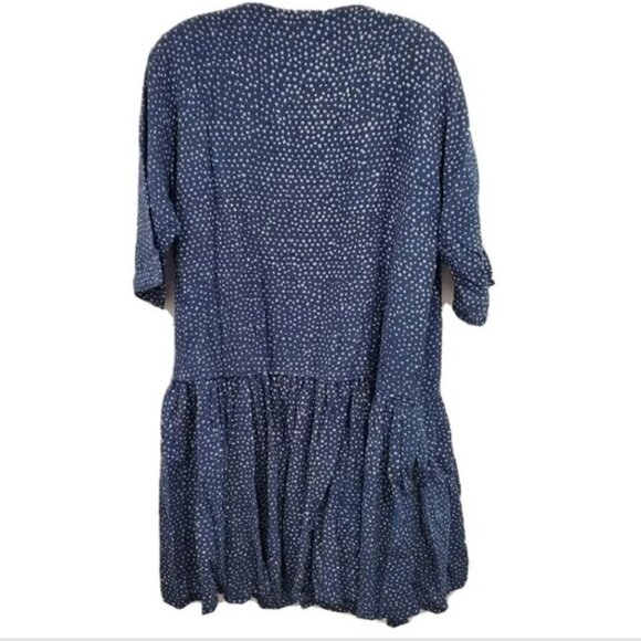 NEW One Teaspoon Starry Night Navy V-Neck Wrap Dress - Picture 2 of 11